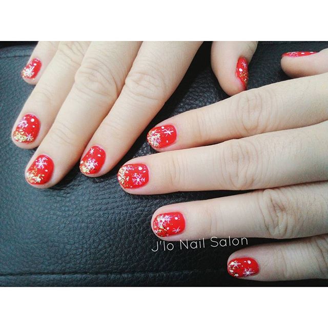 Christmas Nail Art J'lo Nail Salon Bridestory
