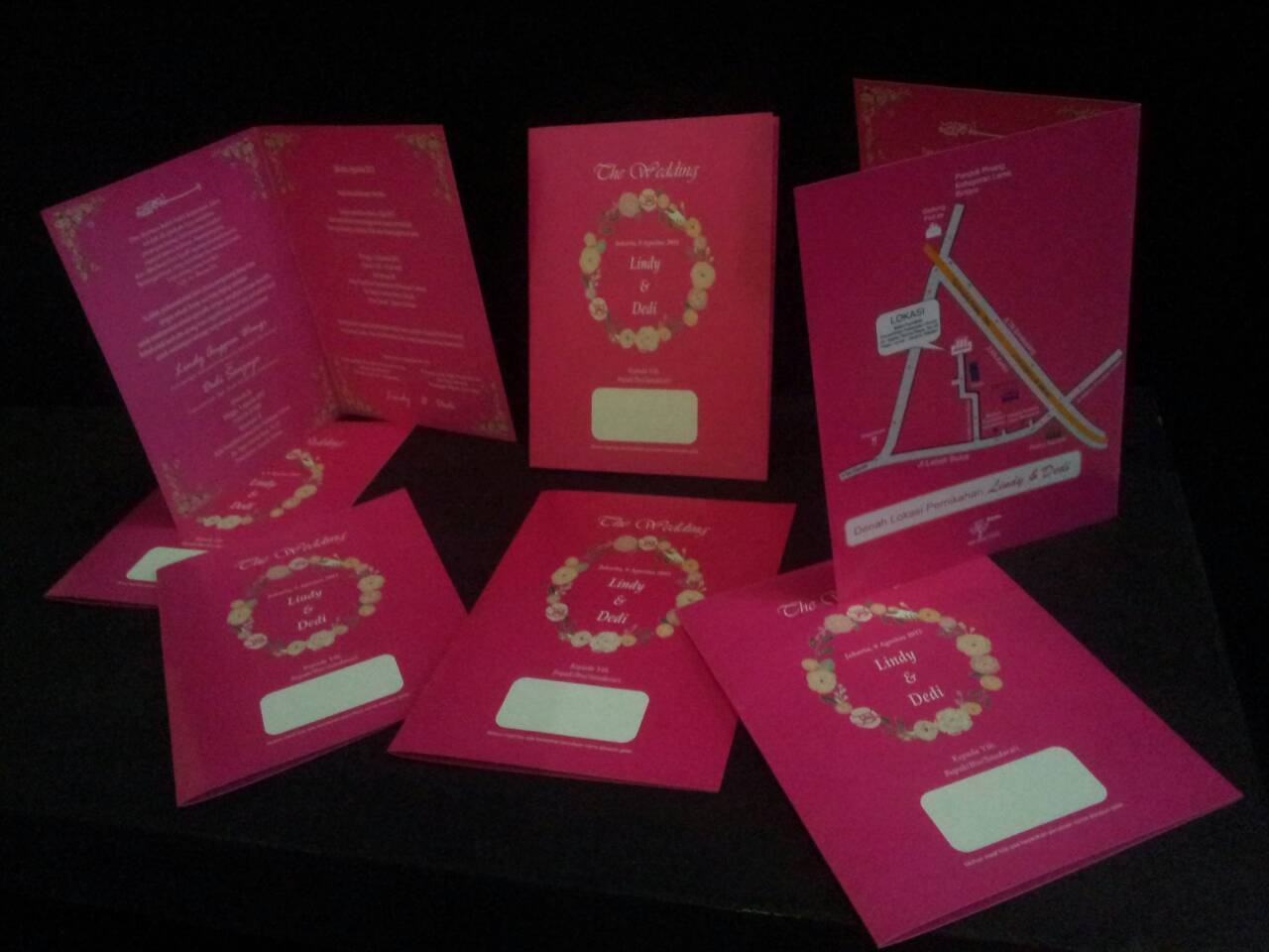 SLIDE Print Wedding Invitations in Tangerang