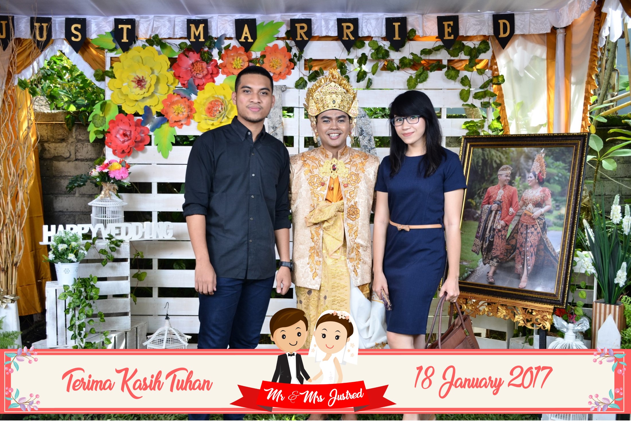 The Wedding of Mr & Mrs Justred by Bali Island Photobooth | Bridestory.com