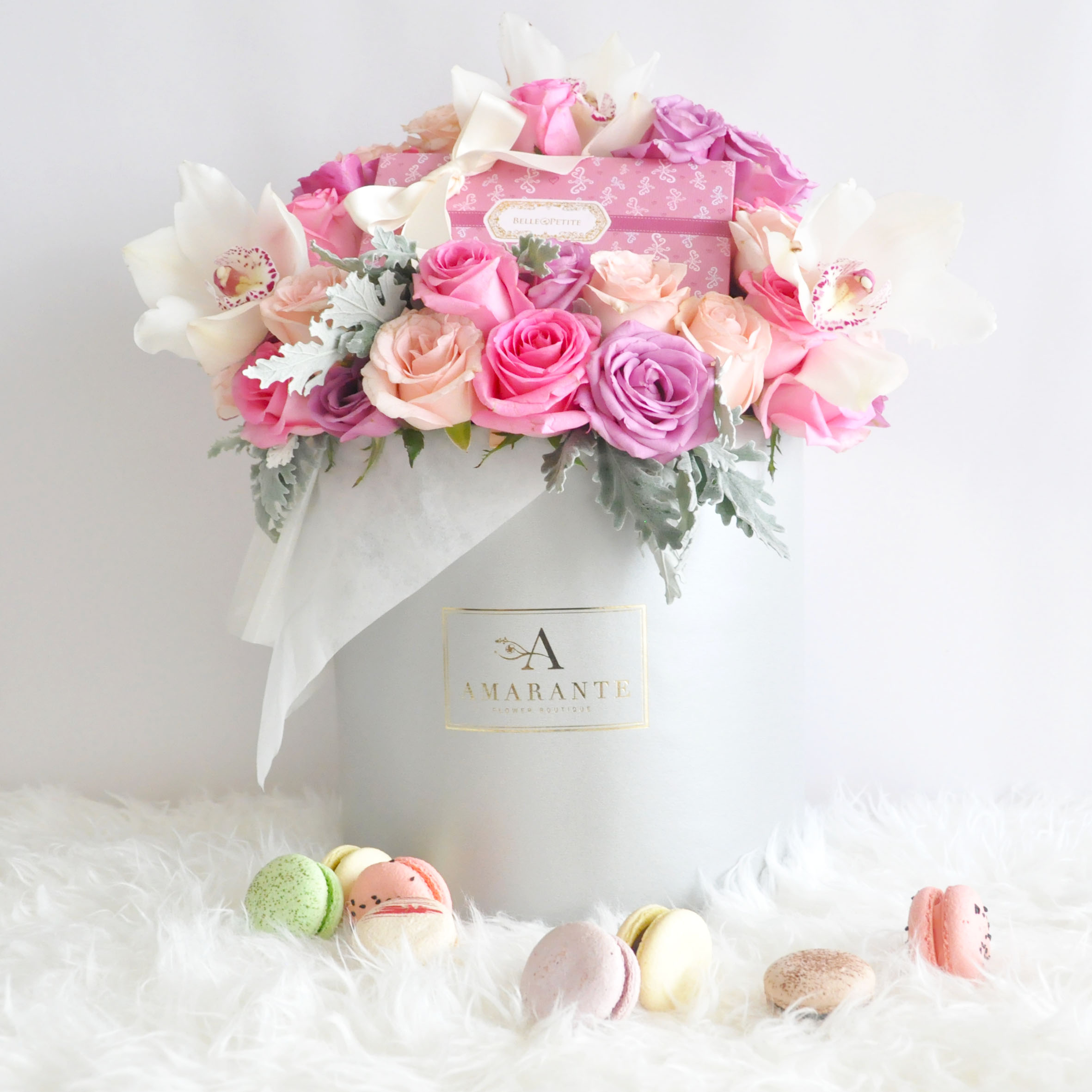 Classic Bloom Box by Amarante Flower Boutique