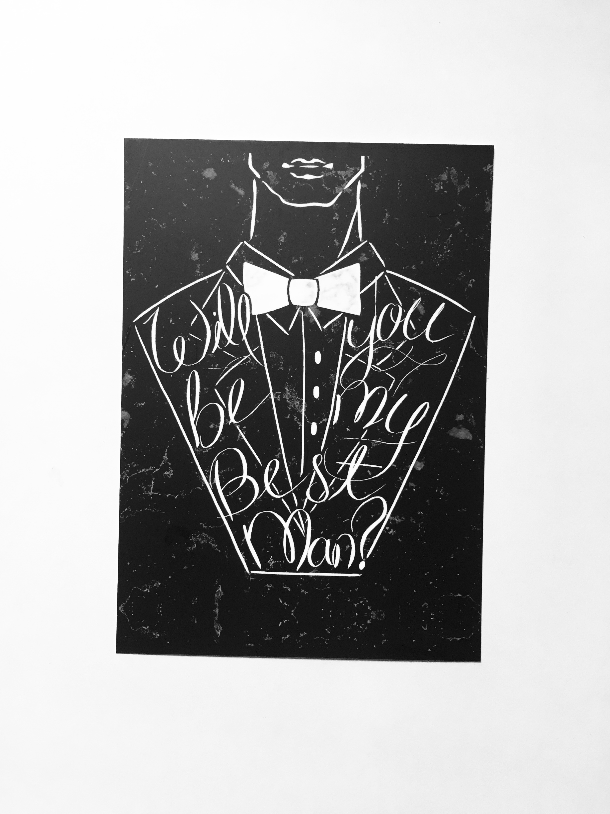 Best Man & Groomsmen Invitation Cards Shleigh's Décor Bridestory