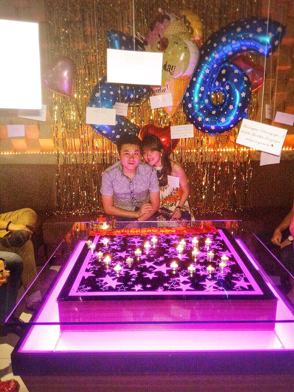 Surprise birthday for beloved one by Valexis Table Design