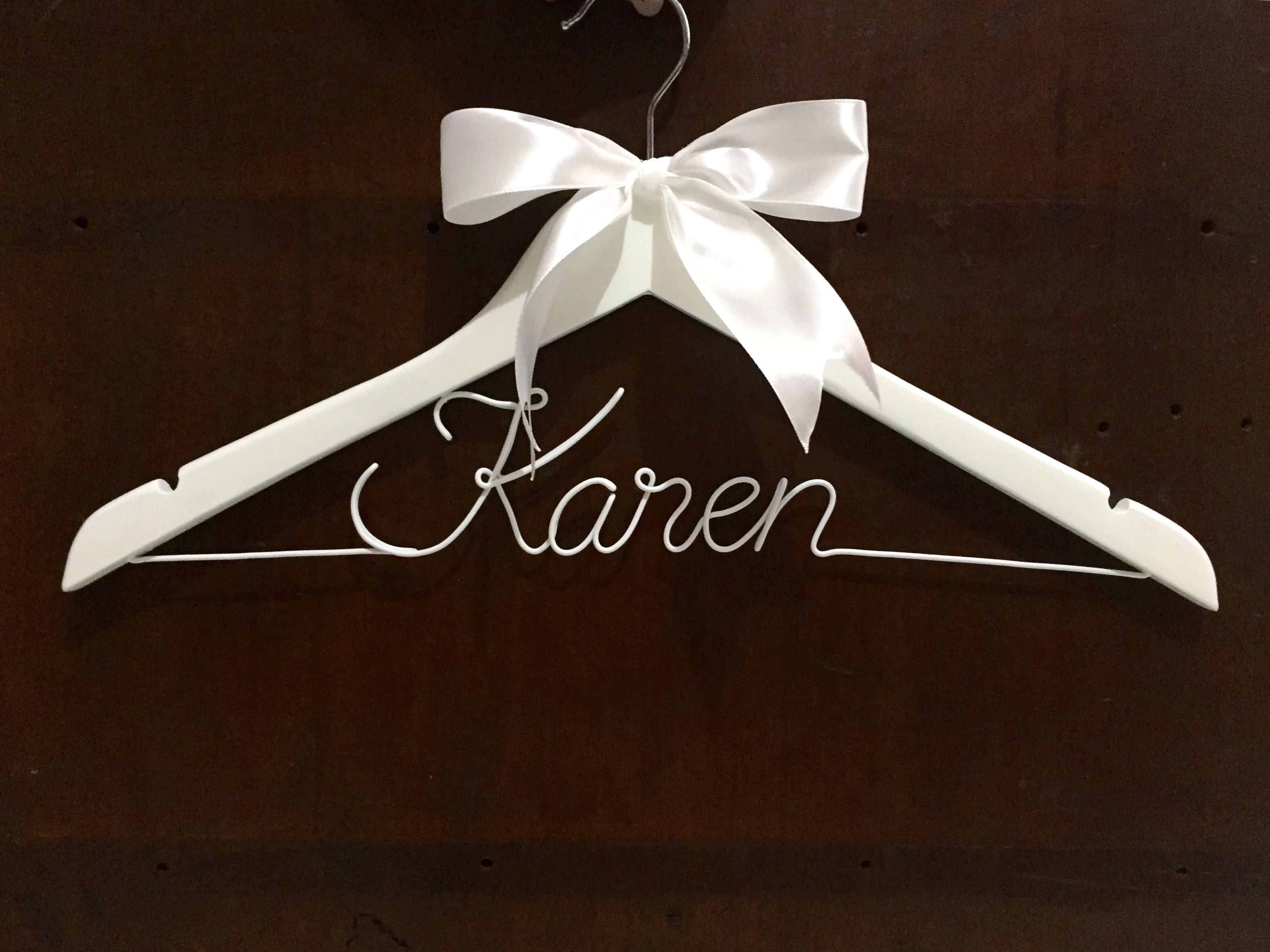Plain Ribbon Hanger by Wedding Hanger Bali