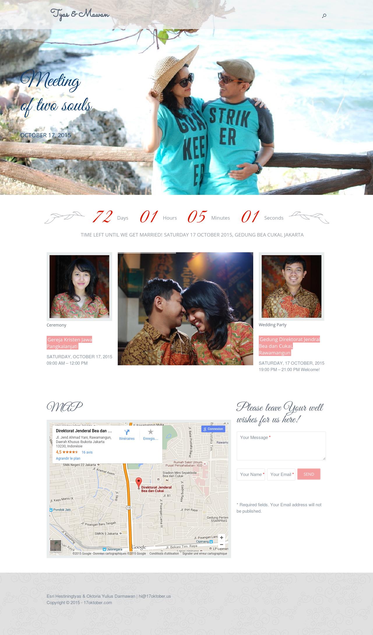 Tyas Mawan Wedding Website By Genggamjemari Com Electronic Wedding Invitation Bridestory Com
