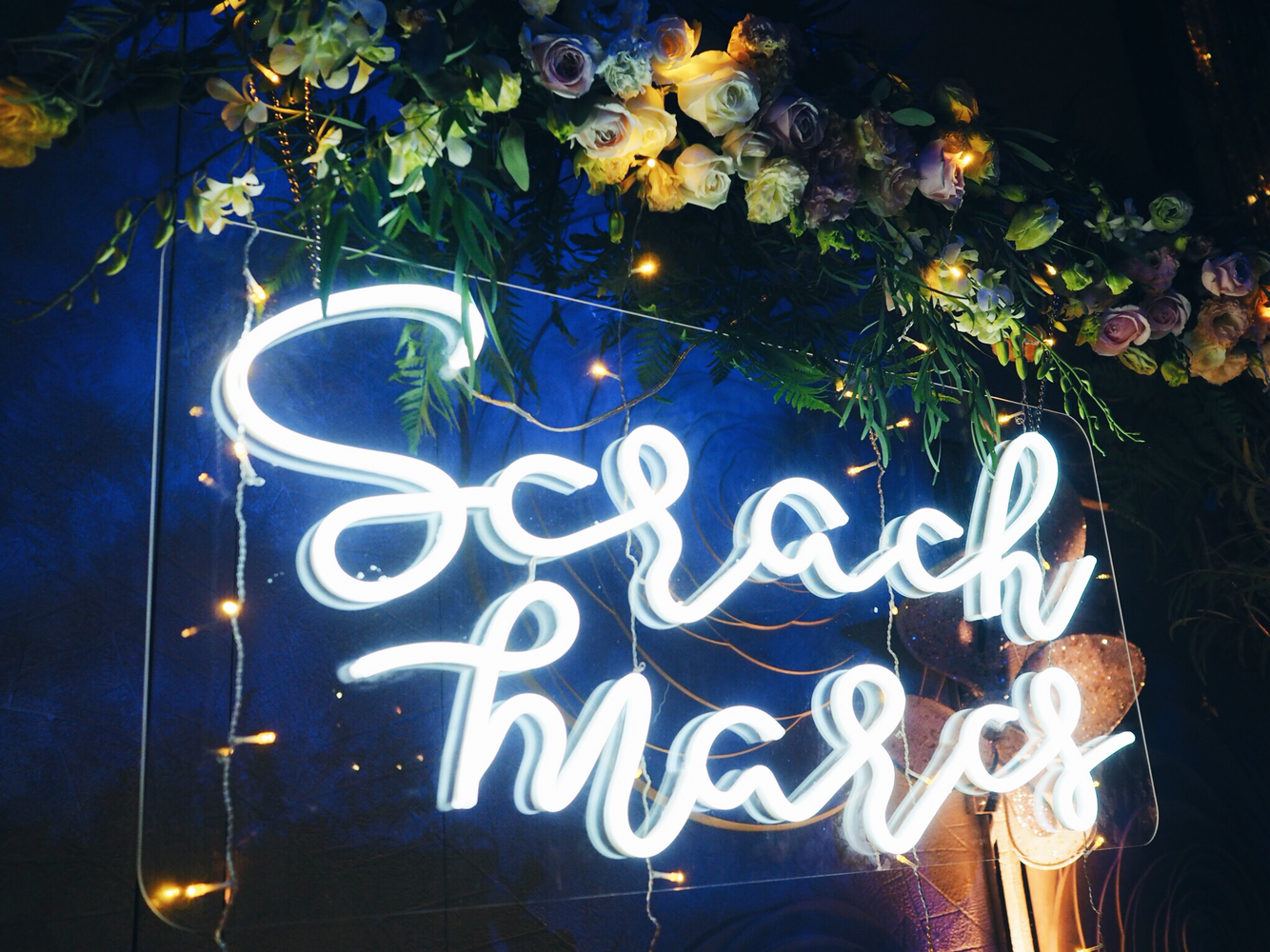 Neon Light Wedding by Bucket Full Of Roses