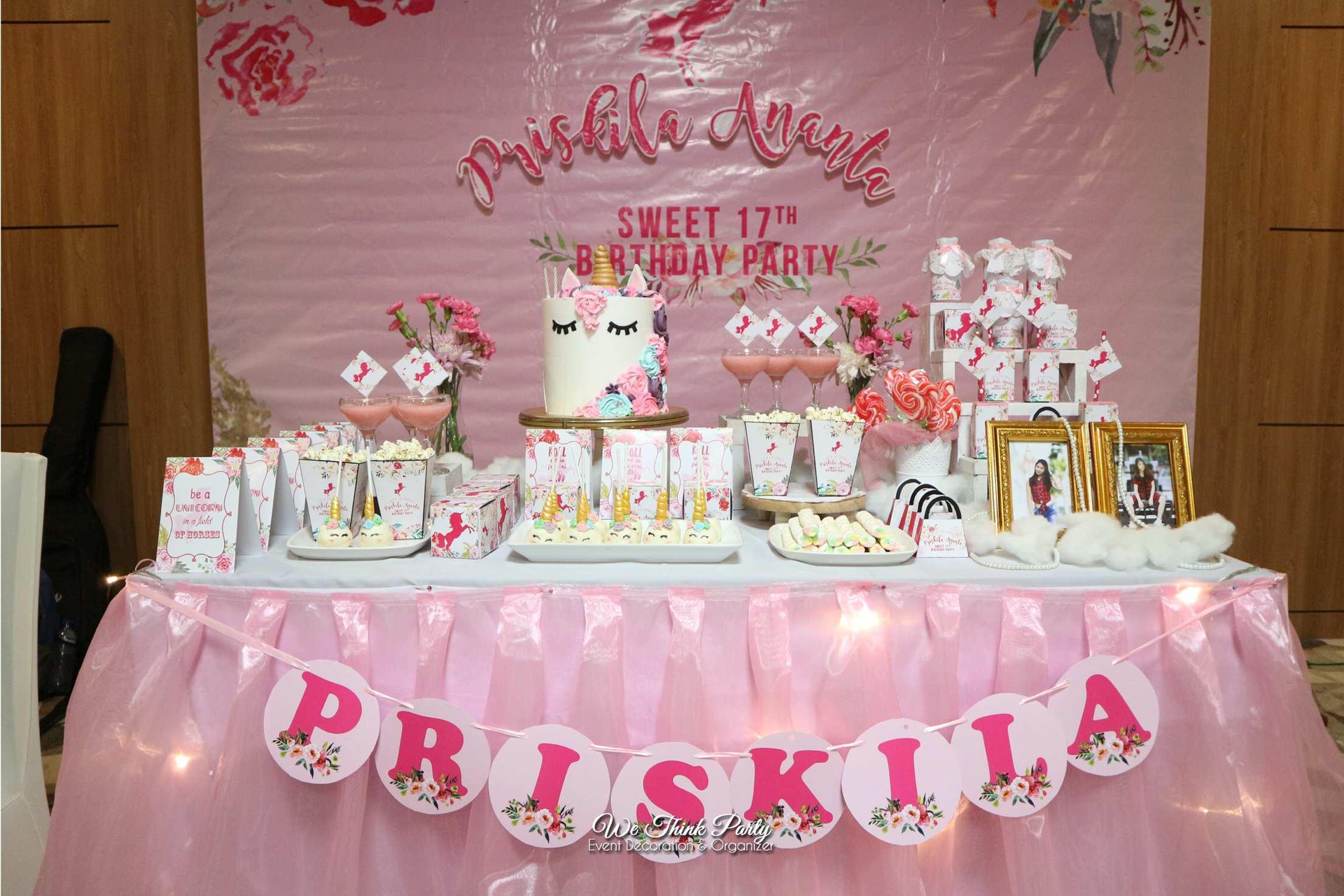 Unicorn Dessert Table by We Think Party | Bridestory.com Unicorn Dessert Table by We Think Party | Bridestory.com