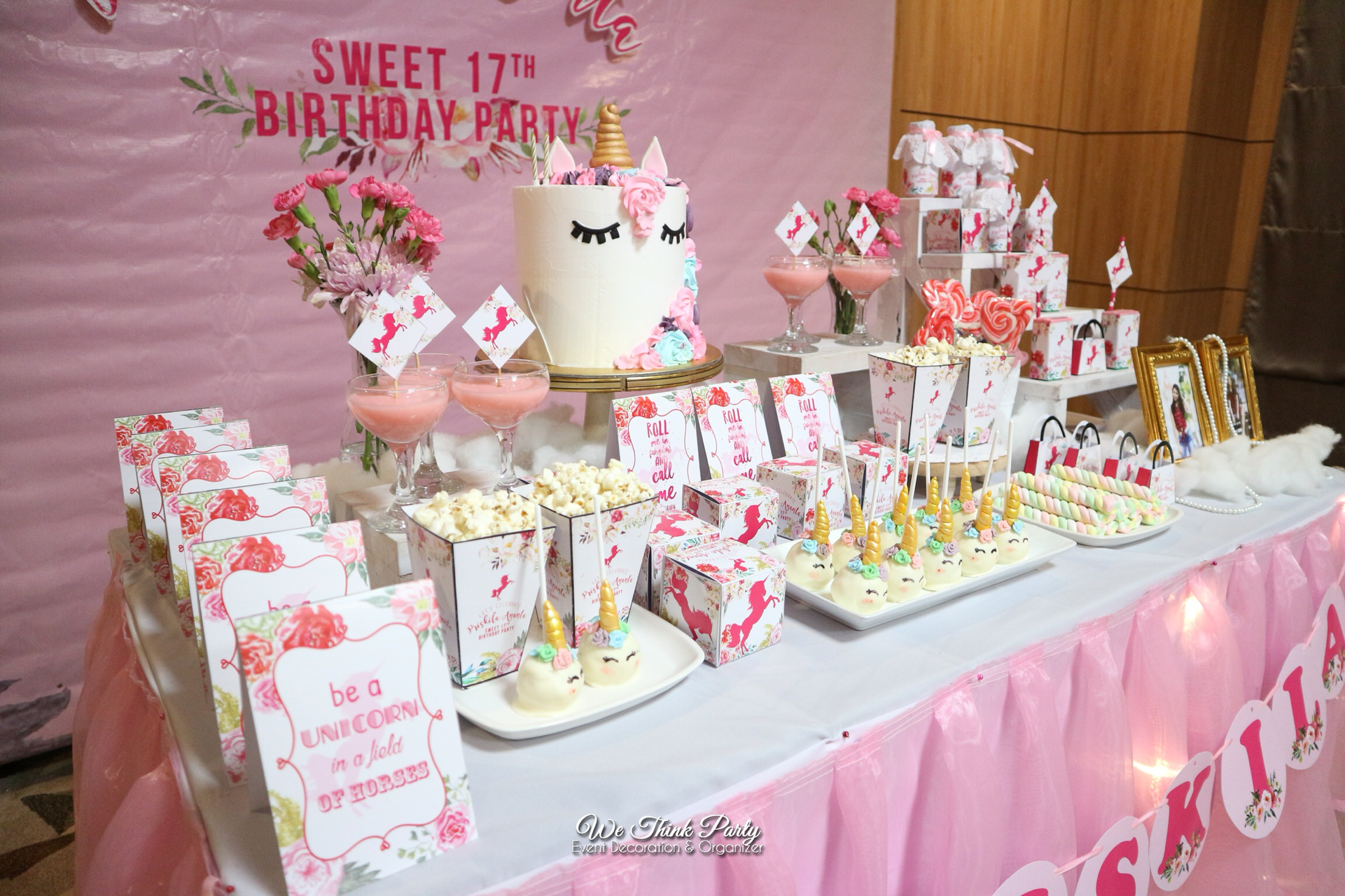 Unicorn Dessert Table by We Think Party | Bridestory.com Unicorn Dessert Table by We Think Party | Bridestory.com