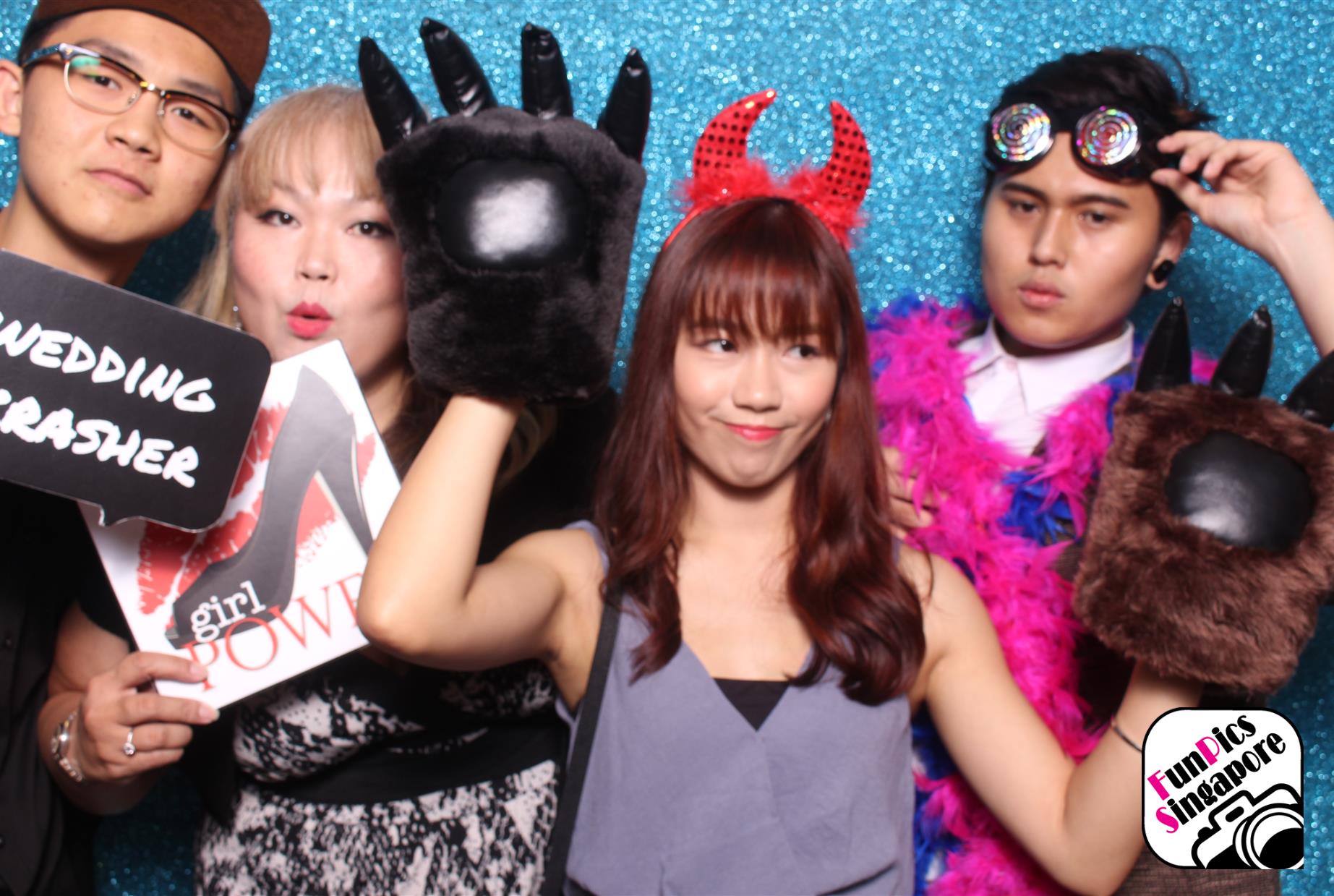 Wei Lings Wedding by Funpics Singapore • Photo Booth Rental | Wedding Photo ...