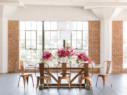 pre used wedding decor