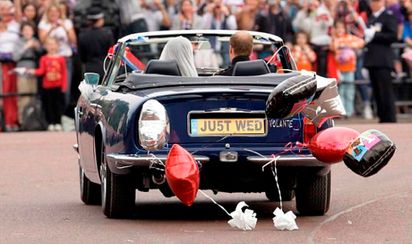 classic car wedding transportation near me